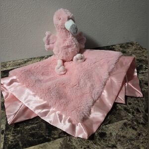 Pink Flamingo Security Blanket Lovey Cloud Island